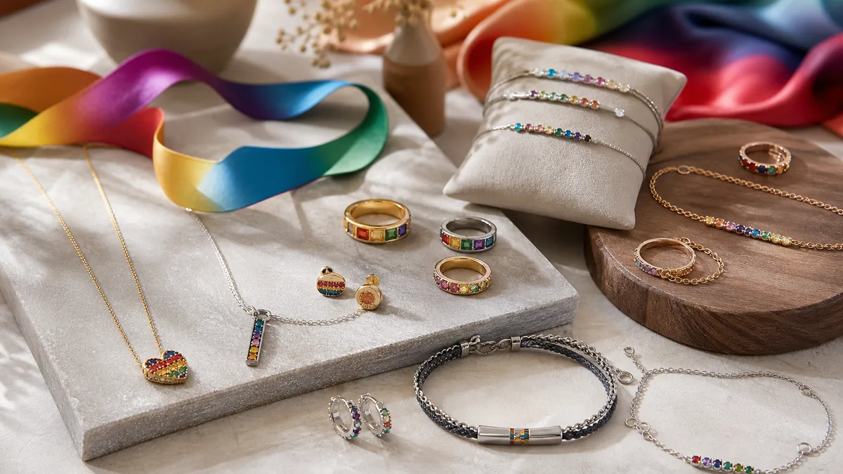 Bijoux Pride : symboles, couleurs et façons de les porter