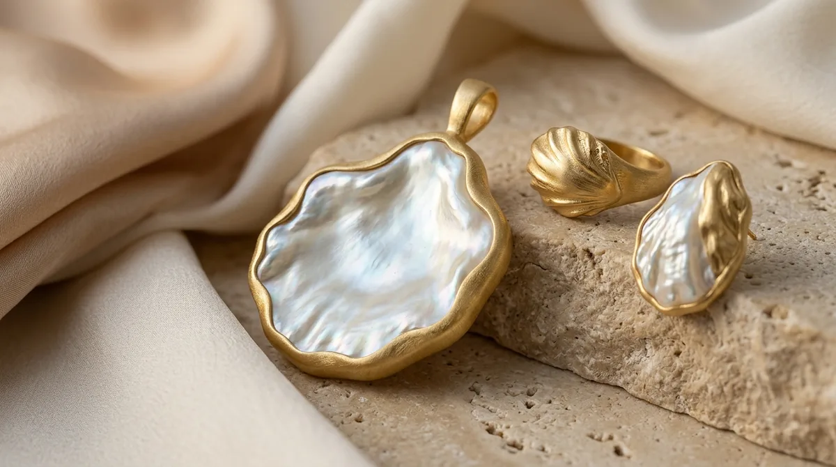 Les tendances bijoux 2026 : nacre, coquillages et or à l'honneur